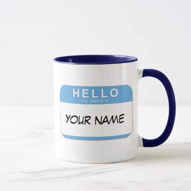 Hello My Name is Mug (Right)
