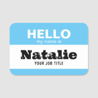 Hello My Name Is NHS Practitioner Nursery School