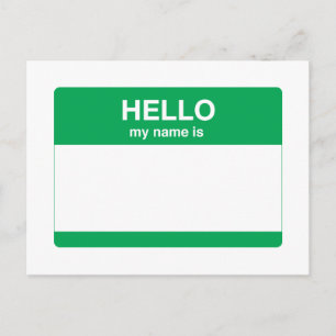 Hello, My Name is Postcard