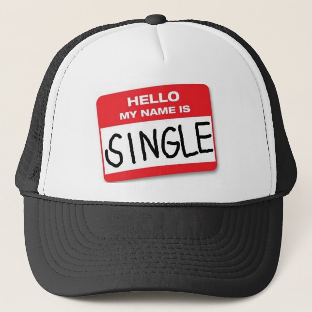 Hello My name is Single Hat (Front)