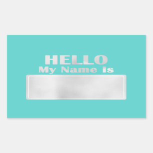 Hello My Name Is Tag Meeting Friends Meeting Mint