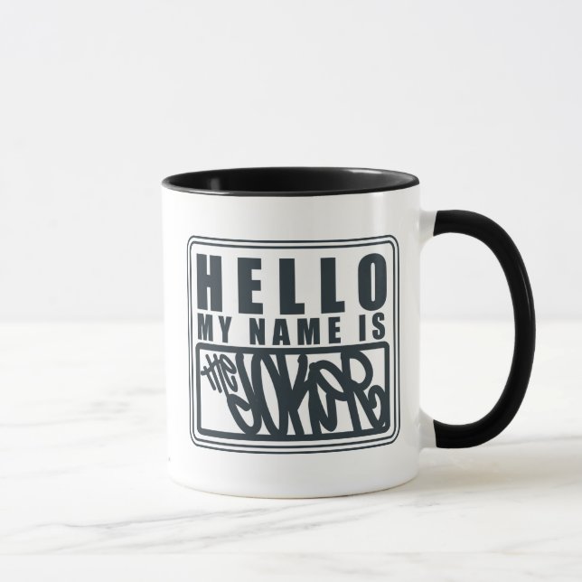 Hello My Name is the Joker Mug (Right)