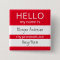 HELLO Name and Pronouns Badge
