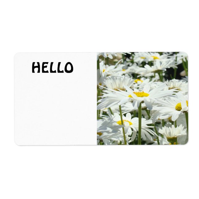 HELLO Name Tags stickers Labels Conferences (Front)