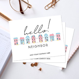 Hello Neighbor Business Card Personalized New Ne