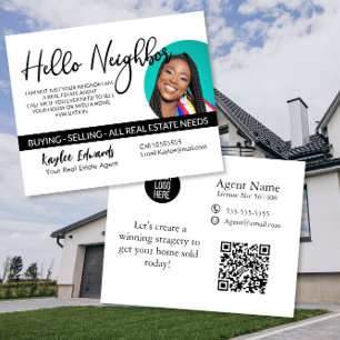 hello neighbour New Real Estate Agent flyer
