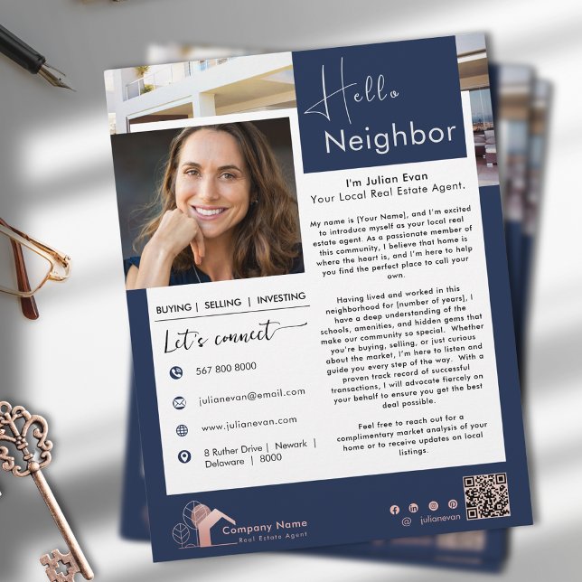 Hello Neighbour Real Estate Introduction Flyer (Creator Uploaded)