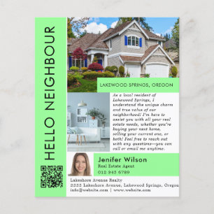 Hello Neighbour Real Estate Marketing Flyer