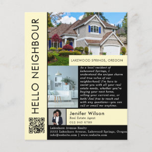 Hello Neighbour Real Estate Marketing Flyer
