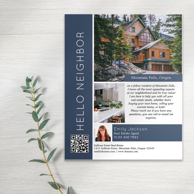 Hello Neighbour Real Estate Marketing Introduction Flyer (Creator Uploaded)