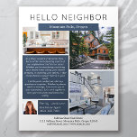 Hello Neighbour Real Estate Marketing Introduction Flyer<br><div class="desc">Raise your brand awareness and generate new leads with this HELLO NEIGHBOR real estate marketing flyer. The modern design will catch the eye of your potential clients and let them know that you are the friendly,  knowledgeable real estate agent who understands their neighbourhood as well as they do!</div>