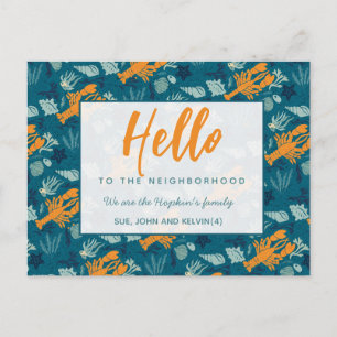 Hello New Neighbour Card Family Introduction Car