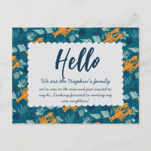Hello New Neighbour Card Family Introduction Car