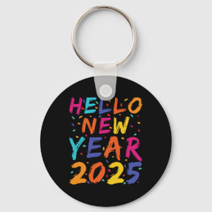 Hello New Year 2025 Family Matching Celebration Pa Key Ring