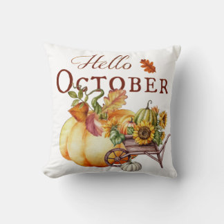 Hello October Cushion