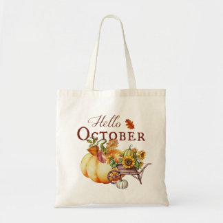 Hello October Tote Bag