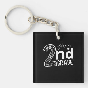 Hello On To 2nd Grade Teachers Team Secound Grade Key Ring