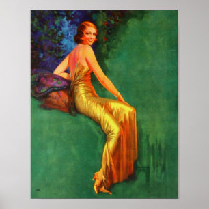 “Hello” Painting - Edward Mason Eggleston Poster