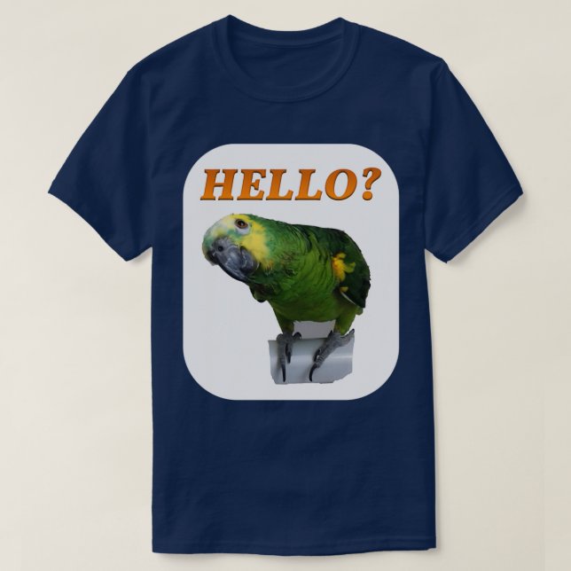 Hello parrot T-Shirt (Design Front)
