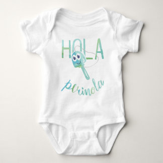 Hello Perinola Watercolor Venezuelan Phrases Baby Bodysuit