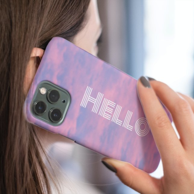 Hello Pink Clouds in Sky (In Situ)