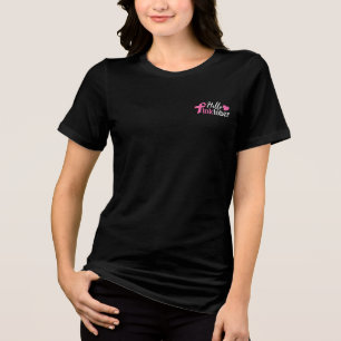 Hello Pinktober Breast Cancer Awareness Month Tri-Blend Shirt