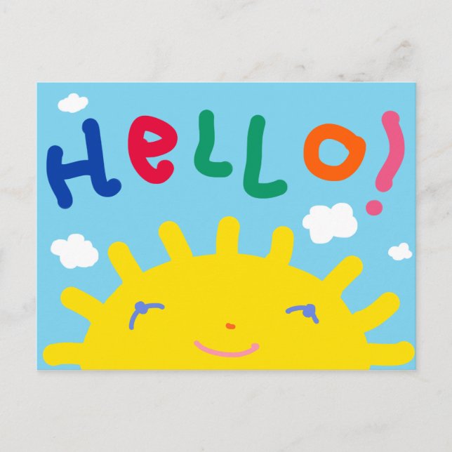 Hello postcard (Front)