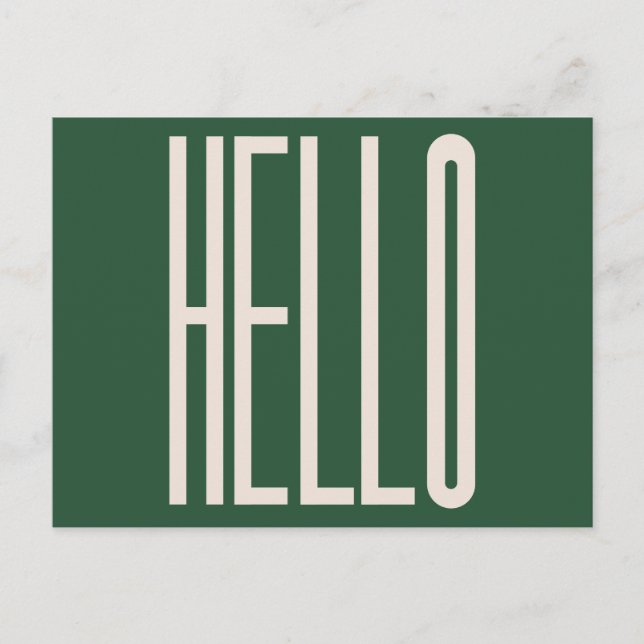 Hello Postcard (Front)