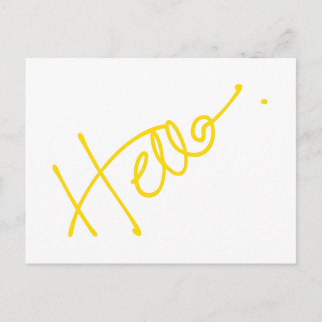 Hello Postcard (Front)
