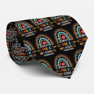 Hello Pre K Back to School Preschool Gifts Tie