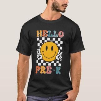 Hello Pre-K Back To School Teacher Student Pre-Kin T-Shirt