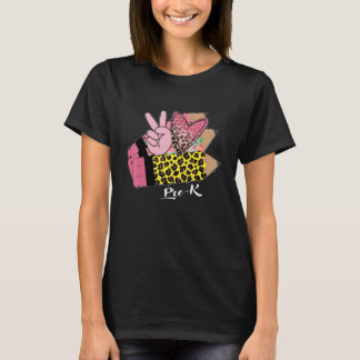Hello Pre K Cute Pencil  Teacher Back To School T-Shirt