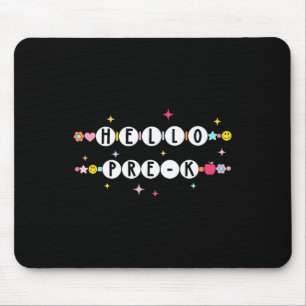 Hello Pre-k Friendship Bracelets Back To School Gr Mouse Pad