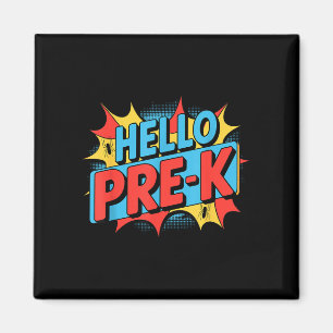 Hello pre-k preschool squad spider back to school magnet