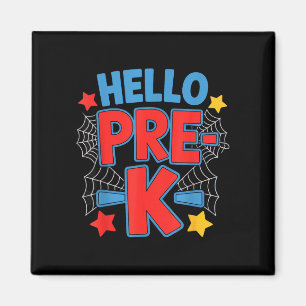 Hello pre-k preschool squad spider back to school magnet