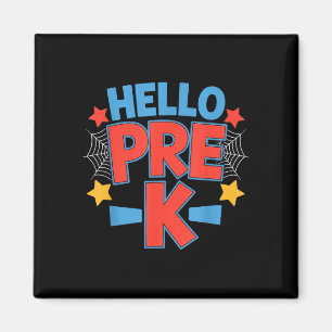 Hello pre-k preschool squad spider back to school magnet