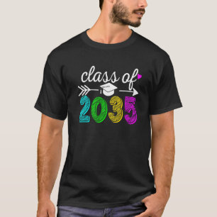 Hello Pre School Back To School Class Of 2035 Grow T-Shirt