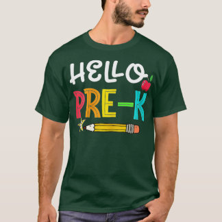 Hello PreK Back To School Ready for PreK T-Shirt
