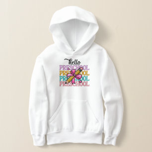 Hello Preschool Colourful School Teacher Pencil