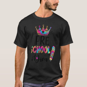 Hello Preschool Diva Girls Back To School Leopard T-Shirt