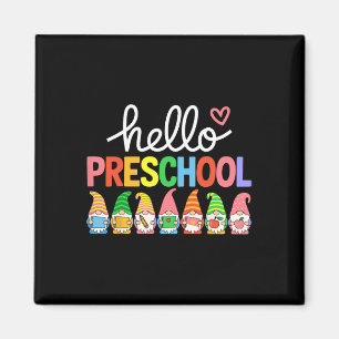 Hello Preschool Gnomes 100th Day Of School Kids Te Magnet