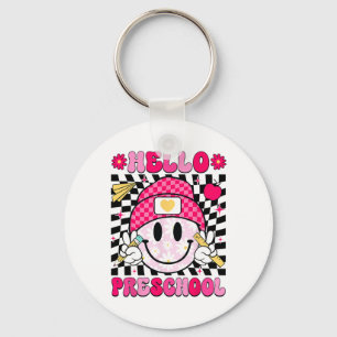 Hello Preschool Smile Face Preschool Back To Schoo Key Ring