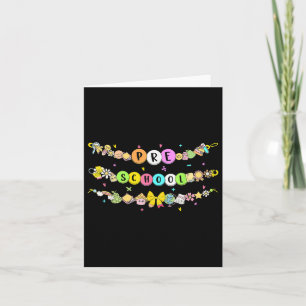 Hello Preschool Teacher Back To School Pre-k Brace Card