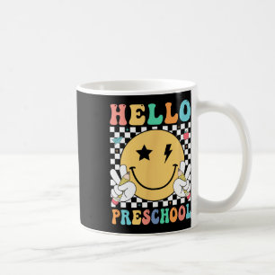 Hello Preschool Teacher Kids Team Pre-k Pre K Back Coffee Mug