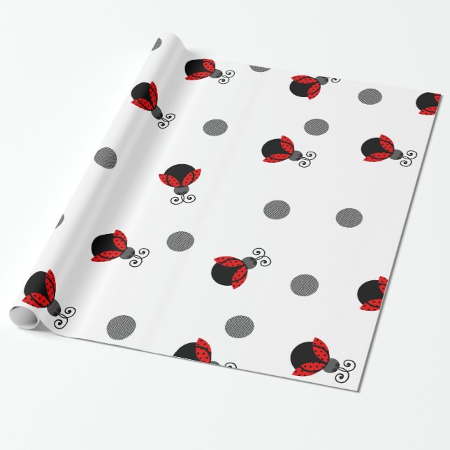 Hello Pretty Lady Wrapping Paper (Unrolled)