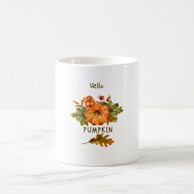 hello pumpkin coffee mug (Center)