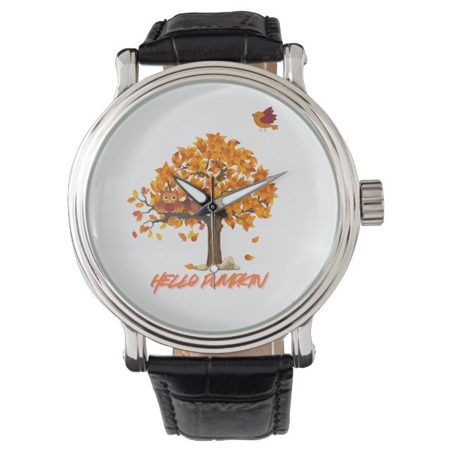 “Hello Pumpkin Fall – Cosy Autumn Far Watch (Front)