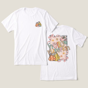 Hello Pumpkin Fall season Tri-Blend Shirt