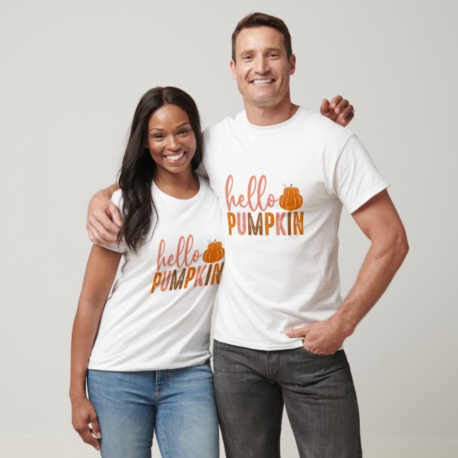 Hello Pumpkin - Fall T-Shirt (Unisex)