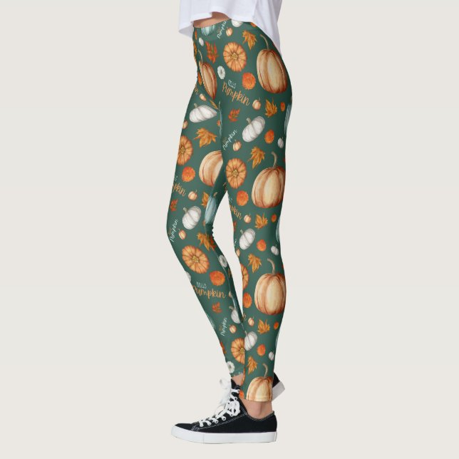 Hello Pumpkin  Leggings (Left)